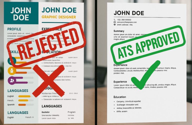 Why You Should Not Use Fancy Resume Templates (ATS Warning) Mahad Resume 55 Why You Should Not Use Fancy Resume Templates